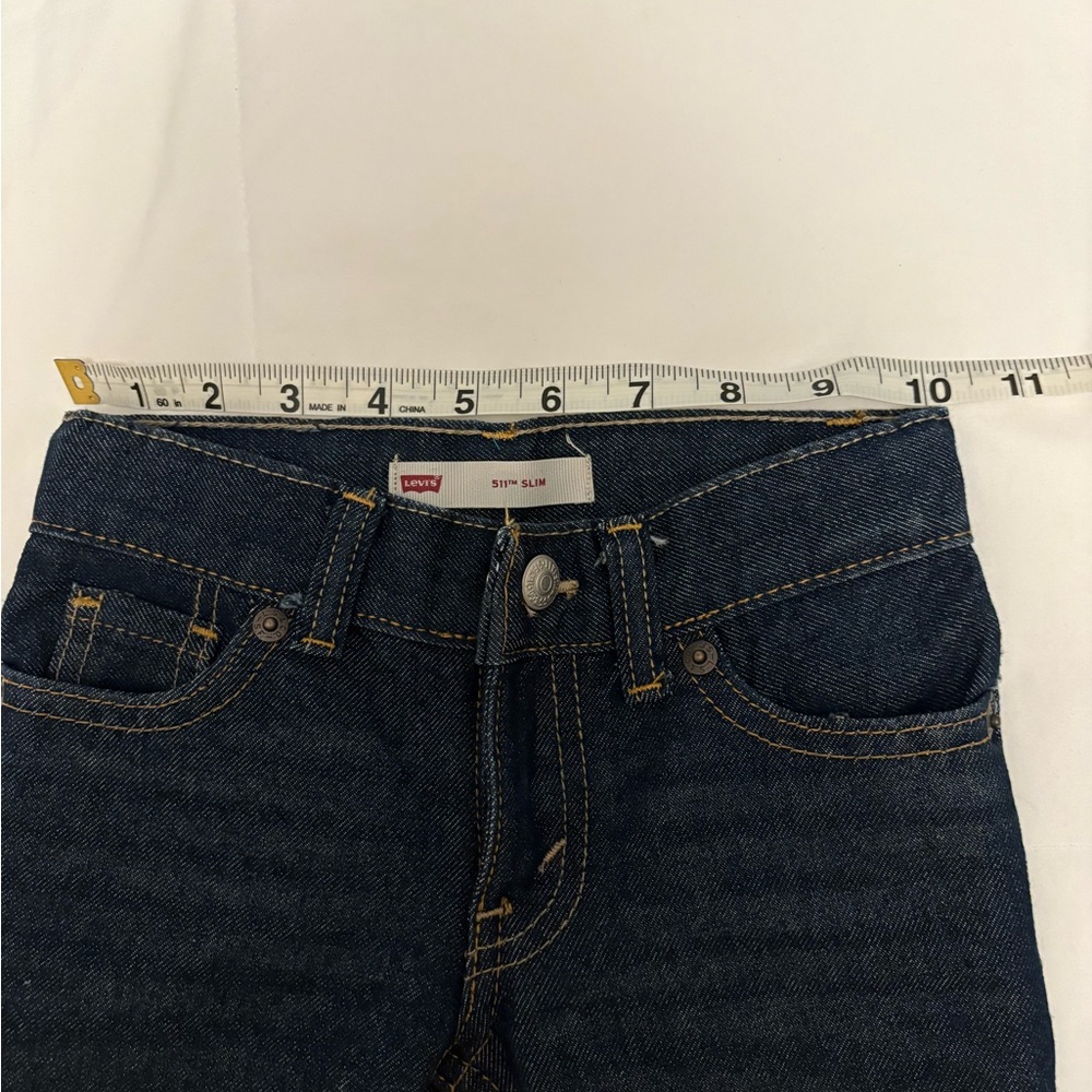 Levi's Dark Blue Straight Kid’s Jeans - Picture 6 of 6